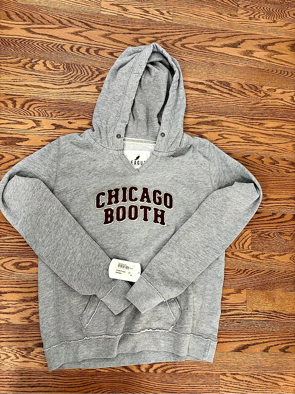 Chicago Booth Hoodie Gray XL NWT